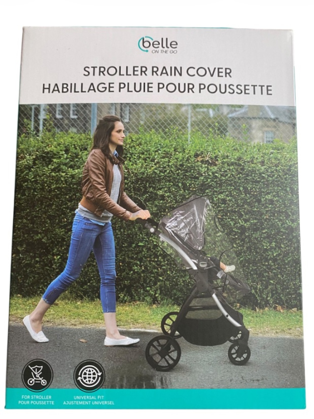Belle On The Go Stroller Rain Cover - Clear New in Box